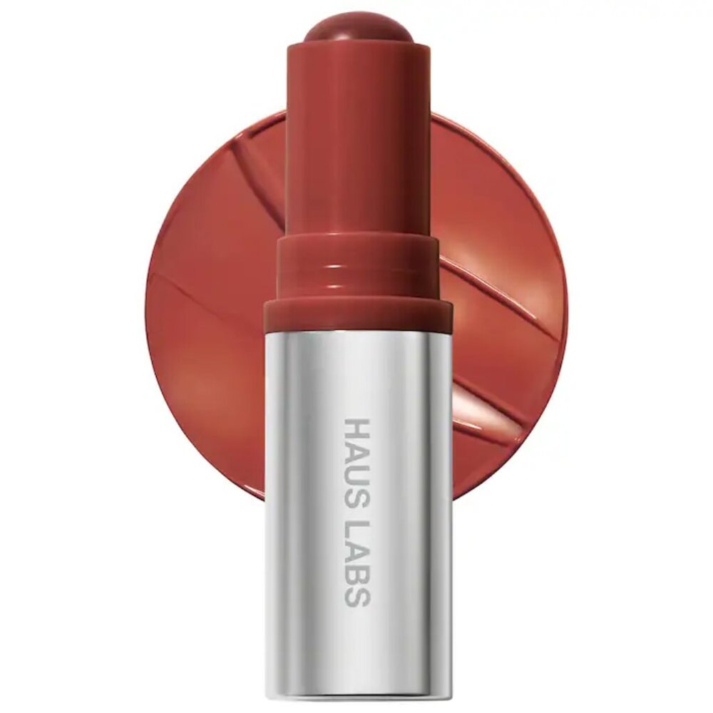 NIB ✅ Haus Labs #CAYENNE Color Fuse Glassy Blush Balm Stick ✨ NIB